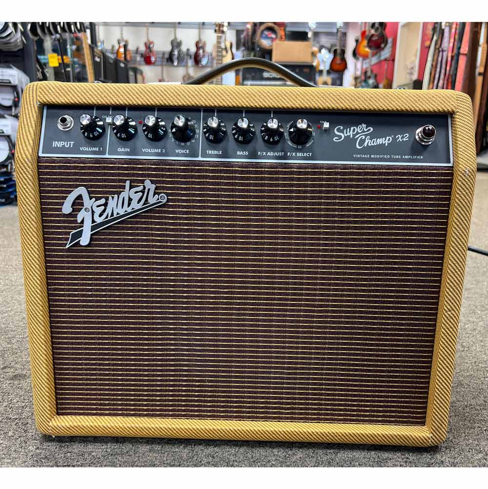 Fender Limited Edition Super Champ X2 Guitar Combo Hybrid Amp Tweed Bananas At Large®