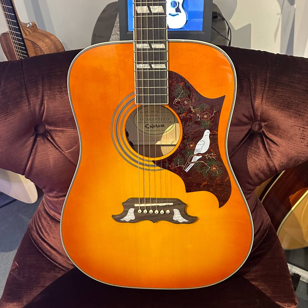 Epiphone Dove Pro Dreadnought Acoustic-Electric Guitar w/ Case