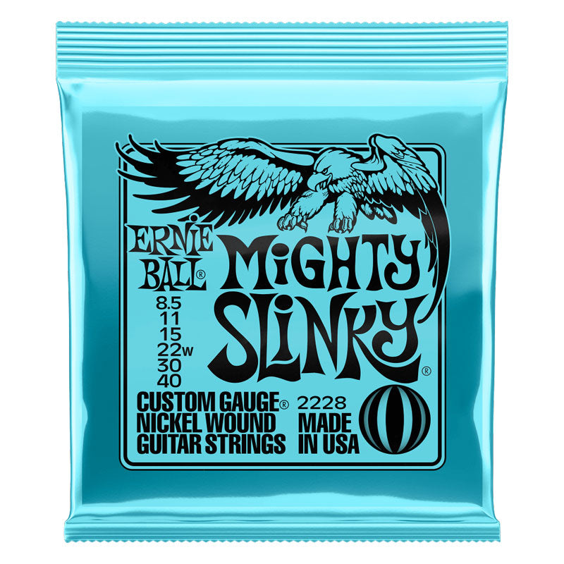 Ernie Ball Mighty Slinky Nickel Wound Electric Guitar Strings 8.5