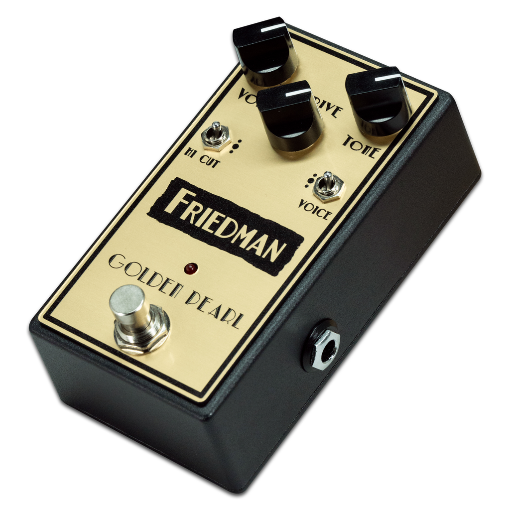 Friedman GOLDEN PEARL Overdrive Pedal – Bananas at Large® Musical