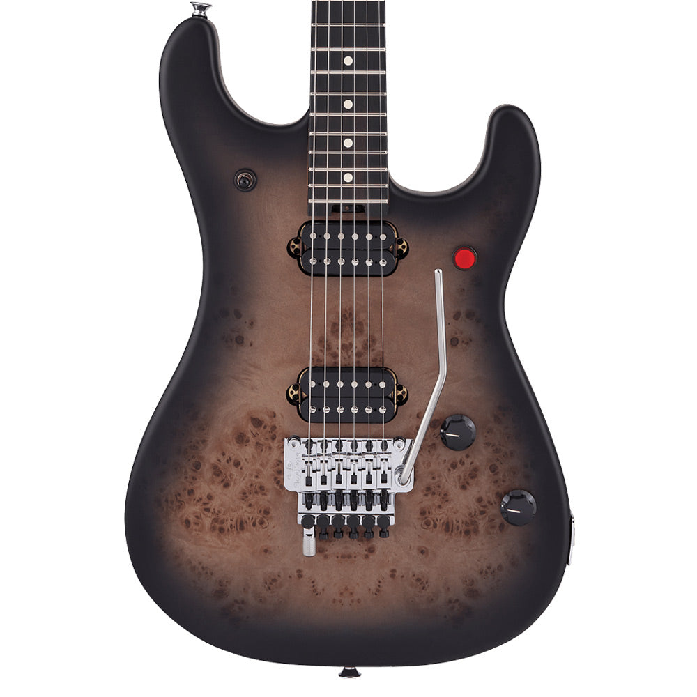 EVH 5150® Series Deluxe Poplar Burl, Ebony Fingerboard - Black Burst