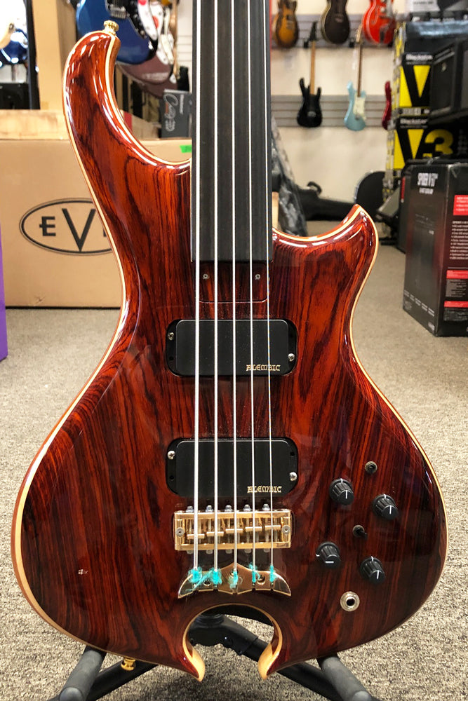 Alembic Mark King Signature Deluxe Mkl35 5 String Fretless Bass W Hard Bananas At Large®