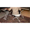 Quik Lok T/20WH Double Braced Keyboard Stand - White