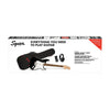 Fender Squier Affinity Series Stratocaster Mustang Electric Guitar Micro Pack w/ Gig Bag - Laurel Fingerboard - Black