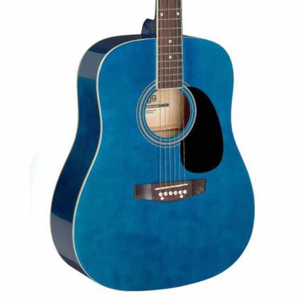 Stagg 3/4-Size Dreadnought Acoustic Guitar - Blue