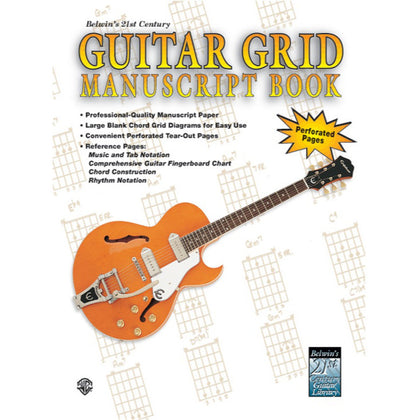 Alfred Music Belwin's 21st Century Guitar Grid Manuscript Book