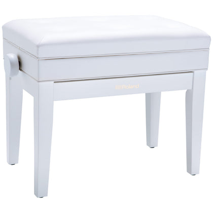 Roland RPB-400WH-US Piano Bench with Cushioned Seat - Satin White