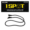 Truetone 1 Spot DC Link Cable - 20in - Right Angle to Right Angle