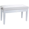 Roland RPB-D300WH-US Duet Piano Bench with Cushioned Seat - Satin White