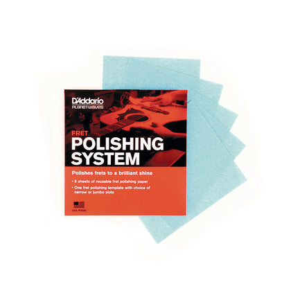 D'Addario Fret Polishing System - 5-Pack with Polishing Templates