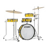TAMA Club-JAM Pancake 4-Piece Acoustic Drum Kit w/ Black Nickel Shell Hardware - Electric Yellow