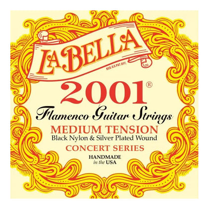 La Bella 2001 Flamenco Nylon Guitar Strings - Medium Tension