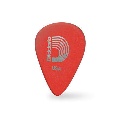 D'Addario Duralin Standard Guitar Picks - Super Light Gauge (.50mm) - 10-Pack - Red