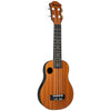 Amahi HCLF220 Mahogany Top Soprano Ukulele w/ Gig Bag