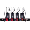 Galaxy Audio AS-4400 Quad Wireless In-Ear Monitor Band System w/ UHF Four 16 Channel Transmitters in a Single Rack Space - M3 Freq Code