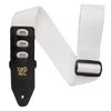 Ernie Ball Polypro Pickholder Guitar Strap/Bass Strap - White
