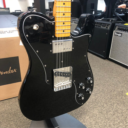 Fender American Vintage II Limited Edition 1977 Telecaster Custom Electric Guitar - Maple Fingerboard - Black - SCRATCH AND DENT