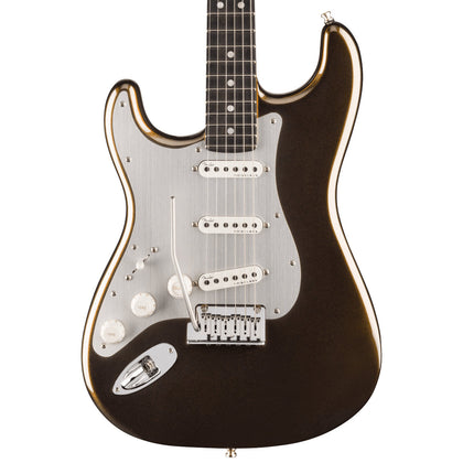 Fender American Ultra II Stratocaster Left-Handed Electric Guitar - Ebony Fingerboard - Texas Tea