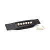 Martin Pearl Inlaid Bridge & Endpins - White