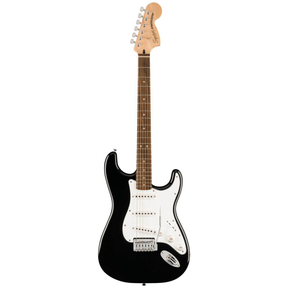 Fender Squier Affinity Series Stratocaster Mustang Electric Guitar Mic Bananas at Large Musical Instruments Pro Audio