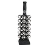 Latin Percussion 24 Sleigh Bells with Base - Black