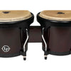 Latin Percussion LPA601-DW Aspire Wood Bongos - 6-3/4in & 8in - Dark Wood