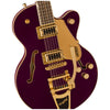 Gretsch G5655TG Electromatic® Center Block Jr. Single-Cut Electric Guitar with Bigsby® and Gold Hardware - Amethyst - Laurel