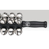 Latin Percussion 24 Sleigh Bells with Base - Black