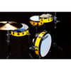 TAMA Club-JAM Pancake 4-Piece Acoustic Drum Kit w/ Black Nickel Shell Hardware - Electric Yellow