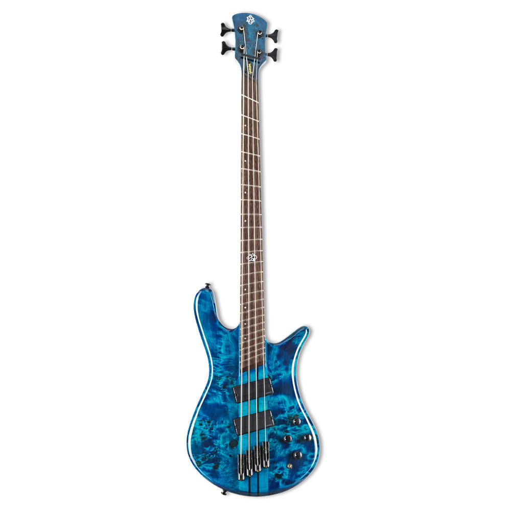 Spector NSDM4BKBL NS Dimension 4 Electric Bass - Black & Blue Gloss w/ Bag