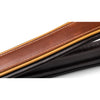 Taylor Century 2.5 in. Leather Guitar Strap - Medium Brown/Butterscotch/Black