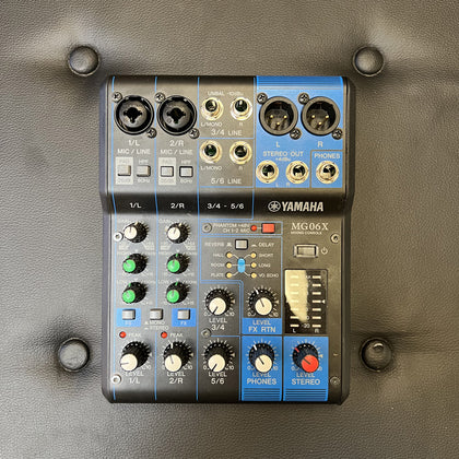 Rental - Yamaha MG06X 6-Channel Mixer w/ Effects