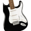 Fender Squier Affinity Series Stratocaster Mustang Electric Guitar Micro Pack w/ Gig Bag - Laurel Fingerboard - Black