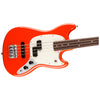 Fender Player II Mustang Bass PJ - Rosewood Fingerboard - Coral Red