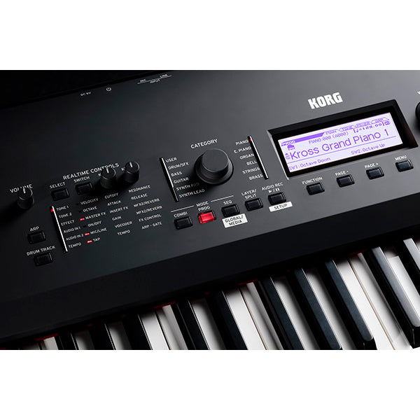 Korg Kross 2-88-MB 88-Key Synthesizer Workstation - Super Matte Black –  Bananas at Large® Musical Instruments & Pro Audio