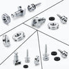 Schaller 445 S-Lock Guitar Strap Lock System - Chrome