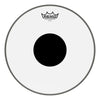 Remo Controlled Sound Batter Drumhead - Clear Top Black Dot - 13 in. Diameter