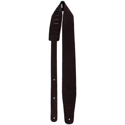 Perri's Leathers Saddle Leather 2.5 in. Guitar Strap - Black