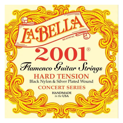 La Bella 2001 Flamenco Guitar Nylon Strings - Hard Tension