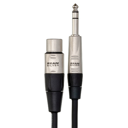 HOSA HXS-010 Pro Balanced Interconnect REAN XLR3F to 1/4 in TRS Cable - 10 ft.