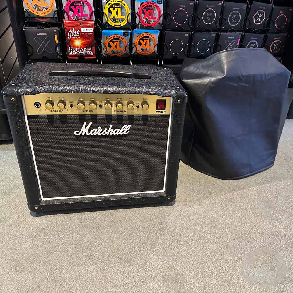 Marshall DSL5CR 5-Watt 1x10 Combo Guitar Tube Amp w/ Footswitch and Cover  (Pre-Owned)