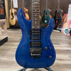 Dean C380F Custom Floyd Electric Guitar w/ Hard Case - Trans Blue (Pre-Owned)