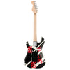 EVH Striped Series Circles Electric Guitar - White and Black