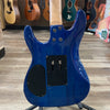 Dean C380F Custom Floyd Electric Guitar w/ Hard Case - Trans Blue (Pre-Owned)