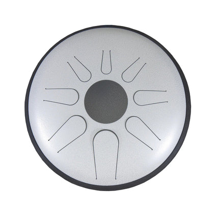 Idiopan Domina 12 in.Tunable Steel Tongue Drum - Hanadama Pearl