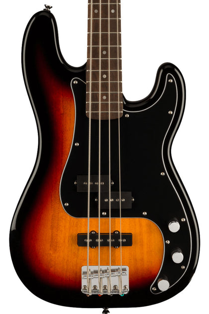 Fender Squier Affinity Precision Bass PJ Pack w/Gig Bag, Rumble 15 Amp - 3-Color Sunburst