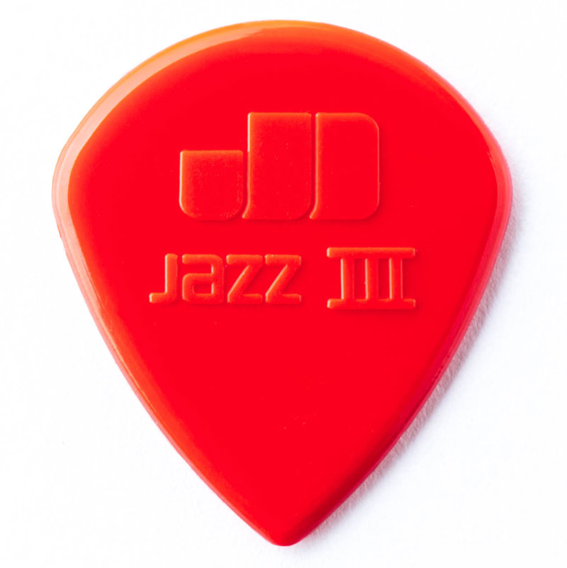 Dunlop Nylon Jazz III 1.38 Sharp Guitar Picks 6 Pack Bananas at Large Musical Instruments Pro Audio