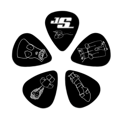 D’Addario Joe Satriani 10-Pack LIght Guitar Picks - Black