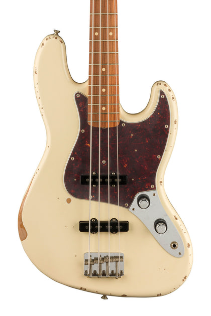 Fender 60th Anniversary Road Worn Jazz Bass - Olympic White