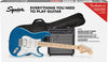 Fender Squier Affinity Stratocaster HSS Pack Lake Placid Blue, Gig Bag, 15G Amp